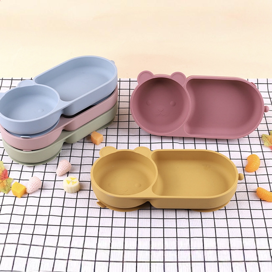 Baby Food Utensil - Baby Silicone Suction Cup Bowl Cute