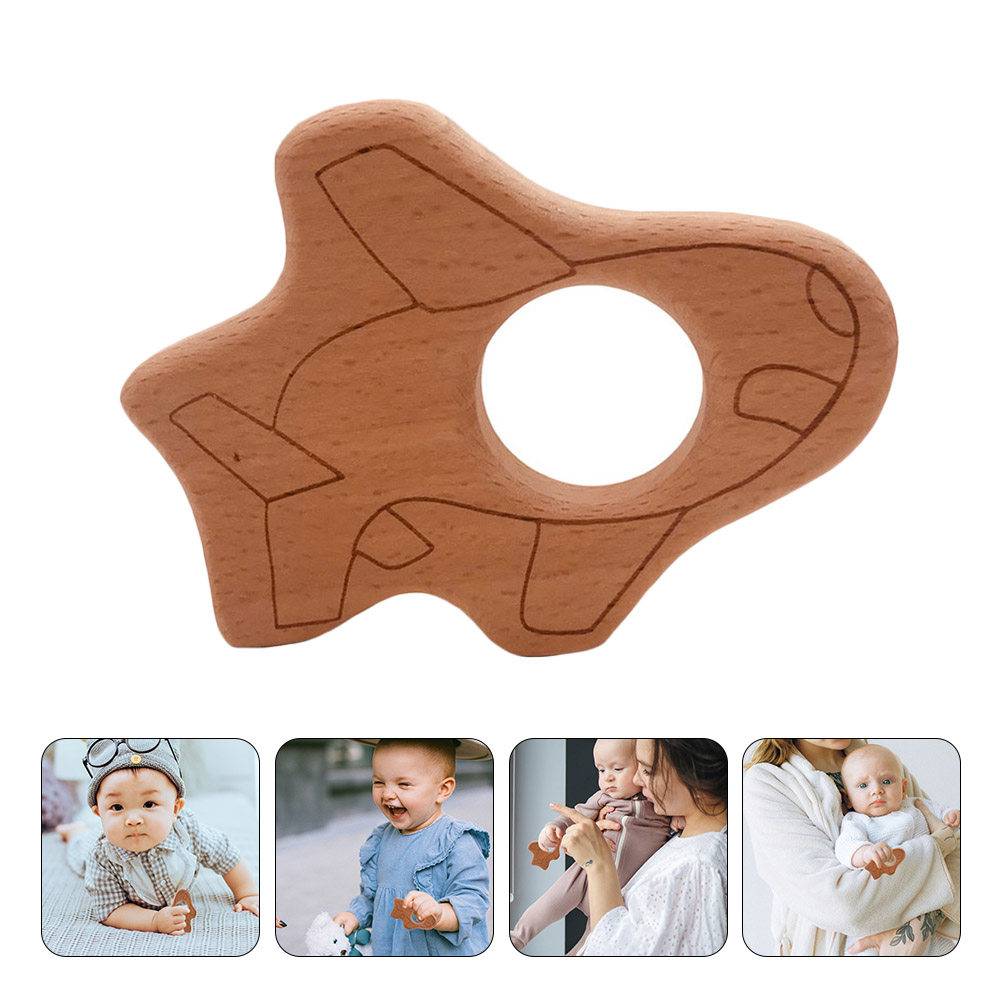 Baby Food Natural - 2Pcs Airplane Shape Baby Teethers Safe