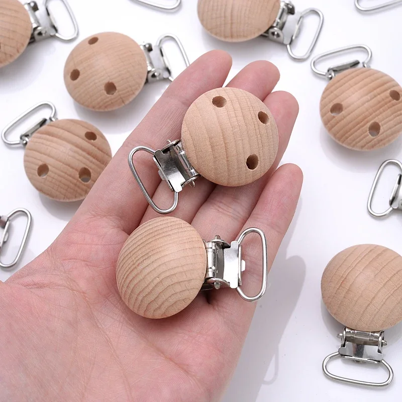 10Pcs Clips 30mm Round Natural - Baby Food Natural review and price