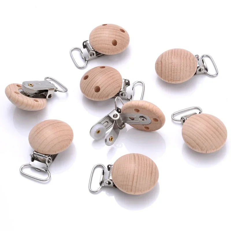 10Pcs Clips 30mm Round Natural - Baby Food Natural review and price