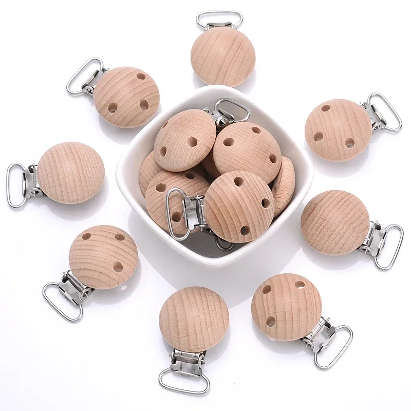 10Pcs Clips 30mm Round Natural - Baby Food Natural review and price