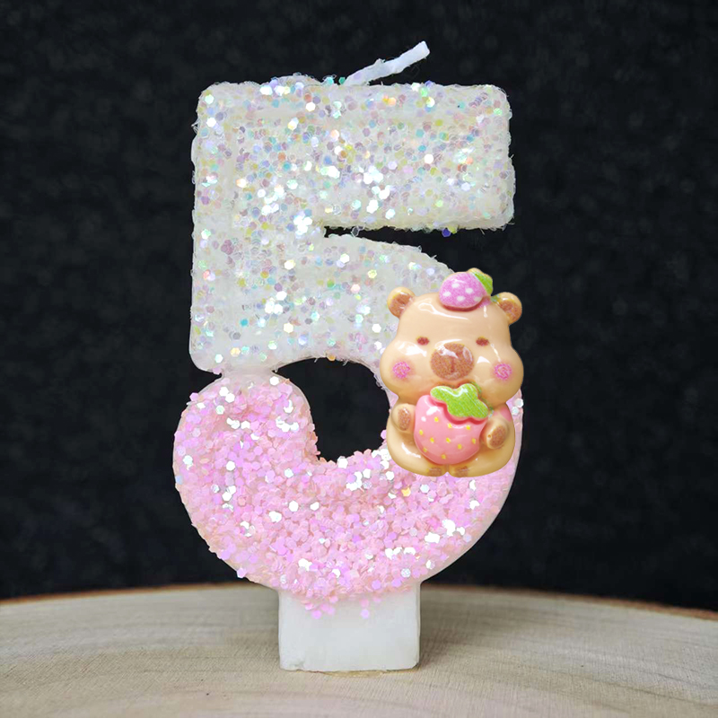 New Capybara Candles Cake Deco - Baby Food For 2 Year Old review and price