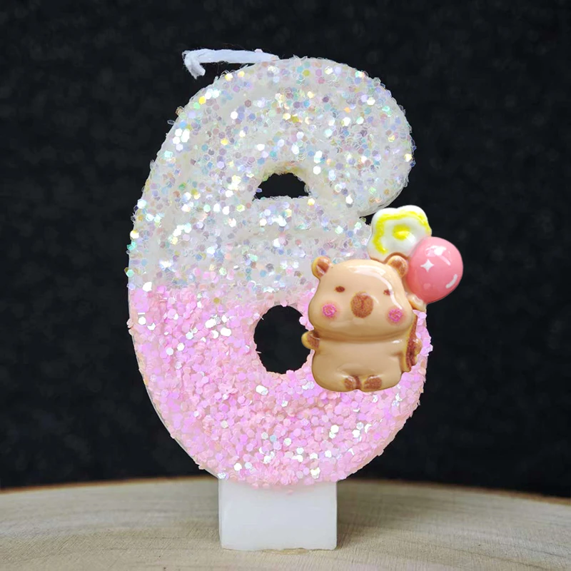 New Capybara Candles Cake Deco - Baby Food For 2 Year Old review and price