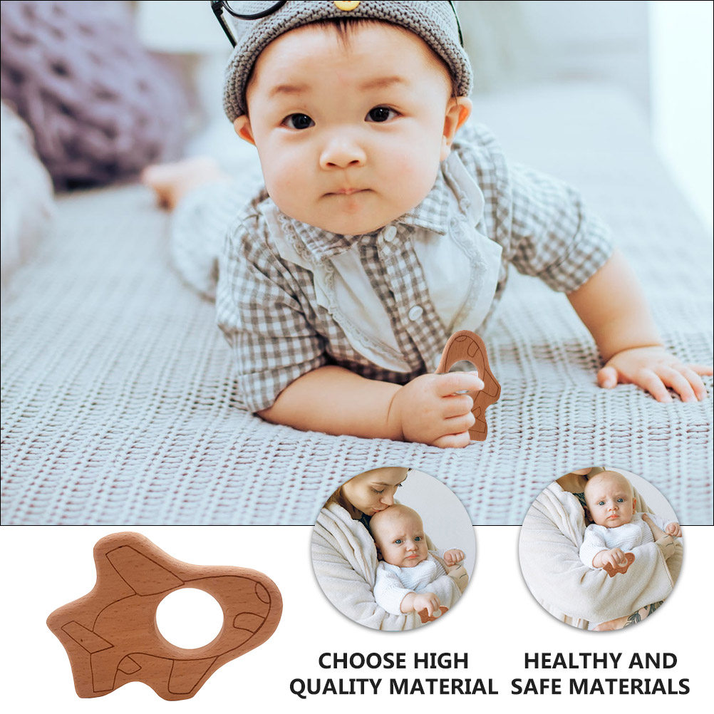 2Pcs Airplane Shape Baby Teeth - Baby Food Natural review and price