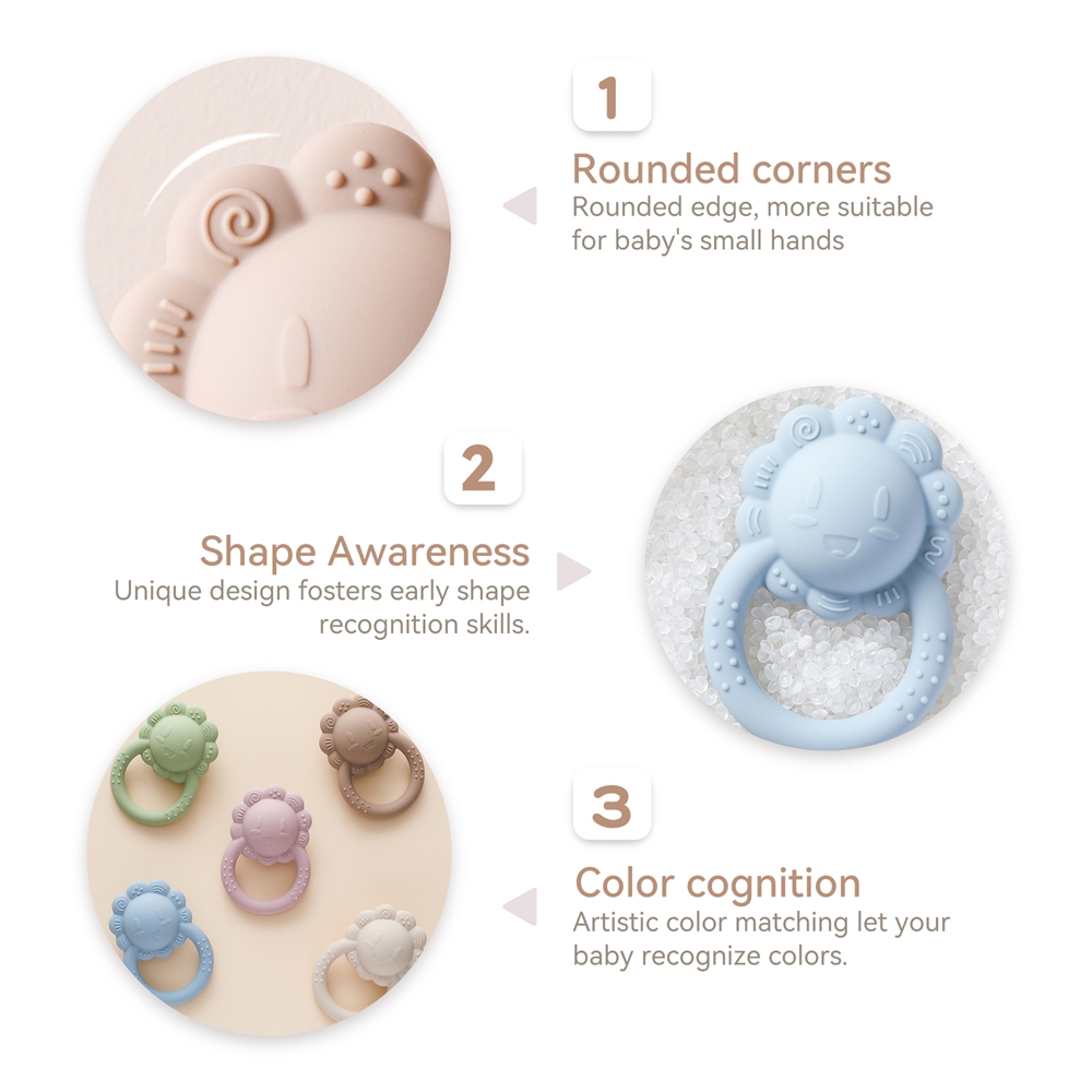 Baby Toys Silicone Teether Foo - Baby Food Natural review and price