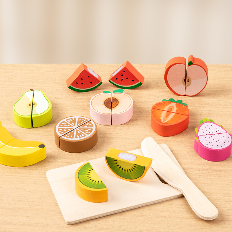 Wooden Kitchen Pretend Toy Sim - Baby Food Natural review and price