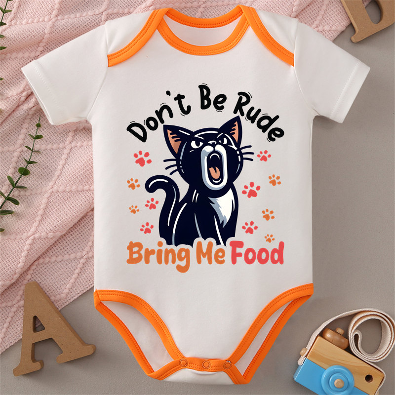 100% Cotton Onesie Don't Be Ru - Baby Food Intake review and price